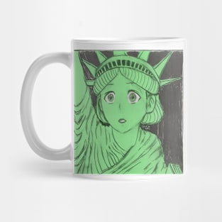 Shocked Lady Liberty Mug